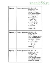 Алгебра уравнения